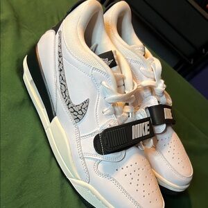 Nike Legacy White Gray and Black